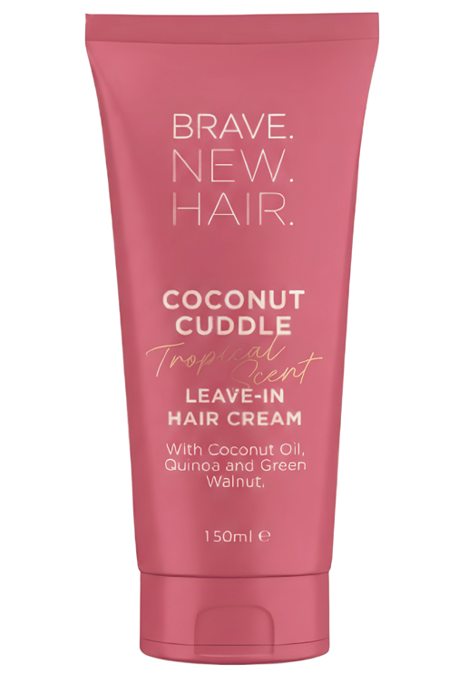 Crema per capelli senza risciacquo Coconut Cuddle dal profumo tropicale